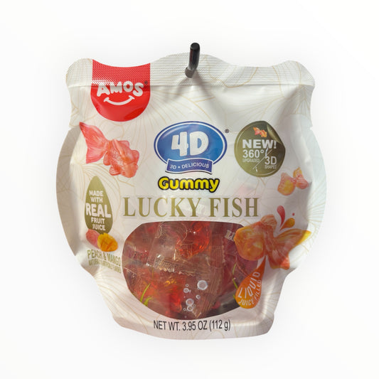 4D Lucky Fish - Peach & Mango