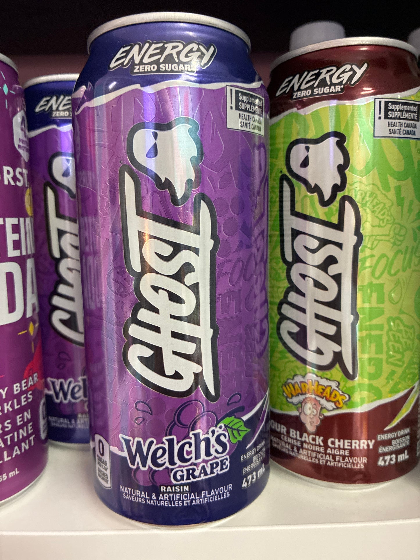 Ghost Welch’s grape energy drink 473ml