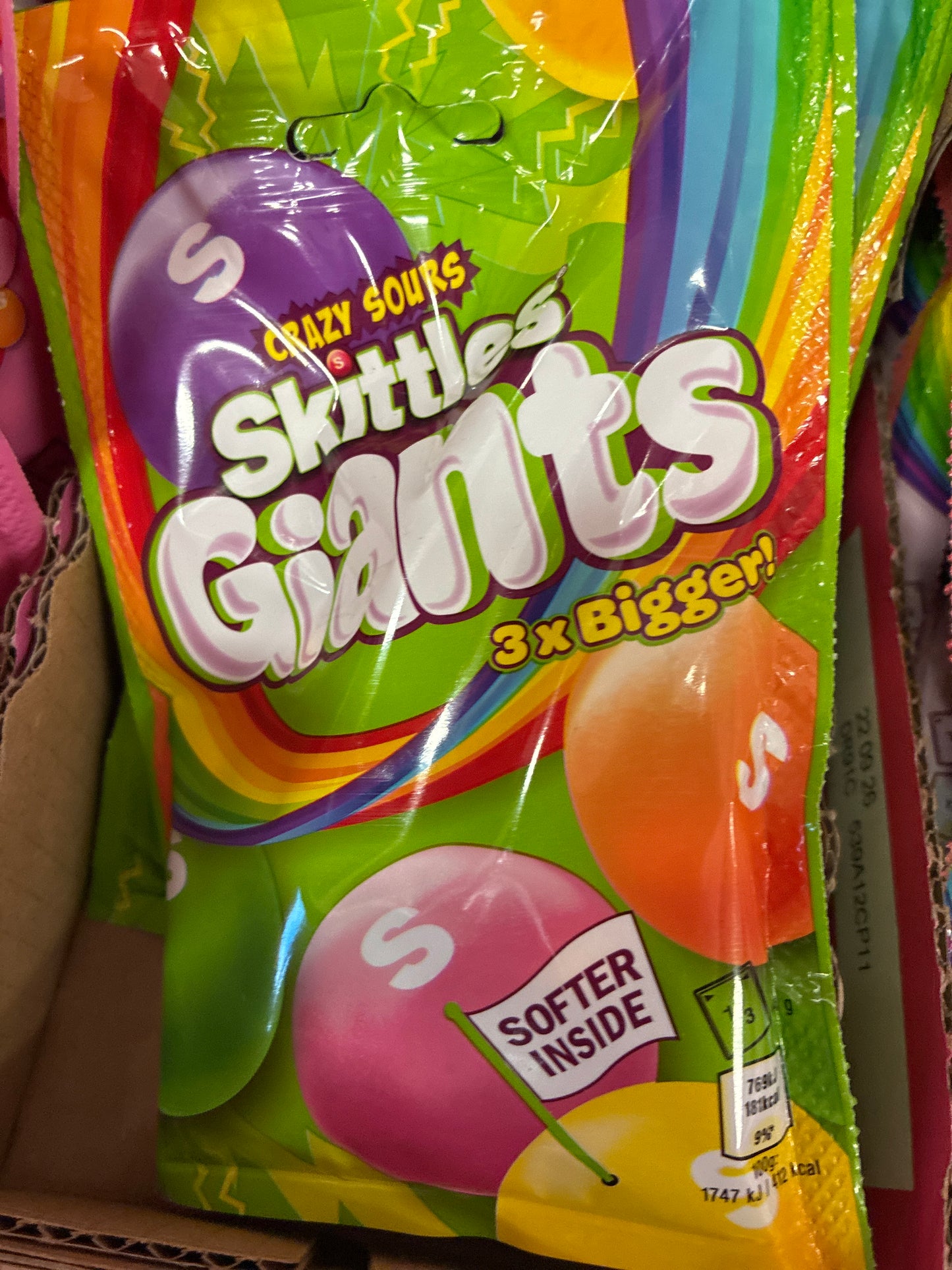 Skittles Giant crazy sour