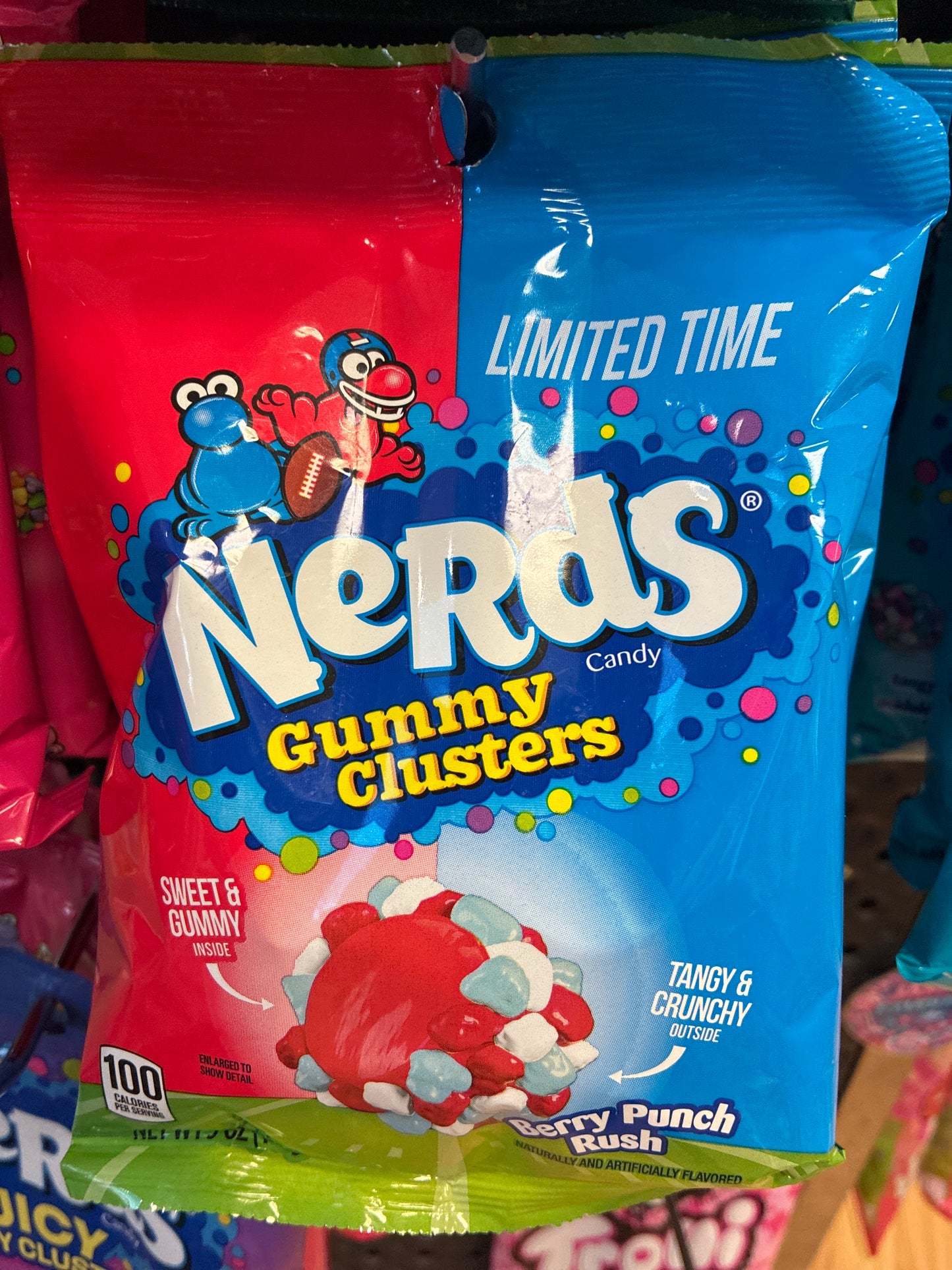 Nerds gummy clusters Berry punch rush