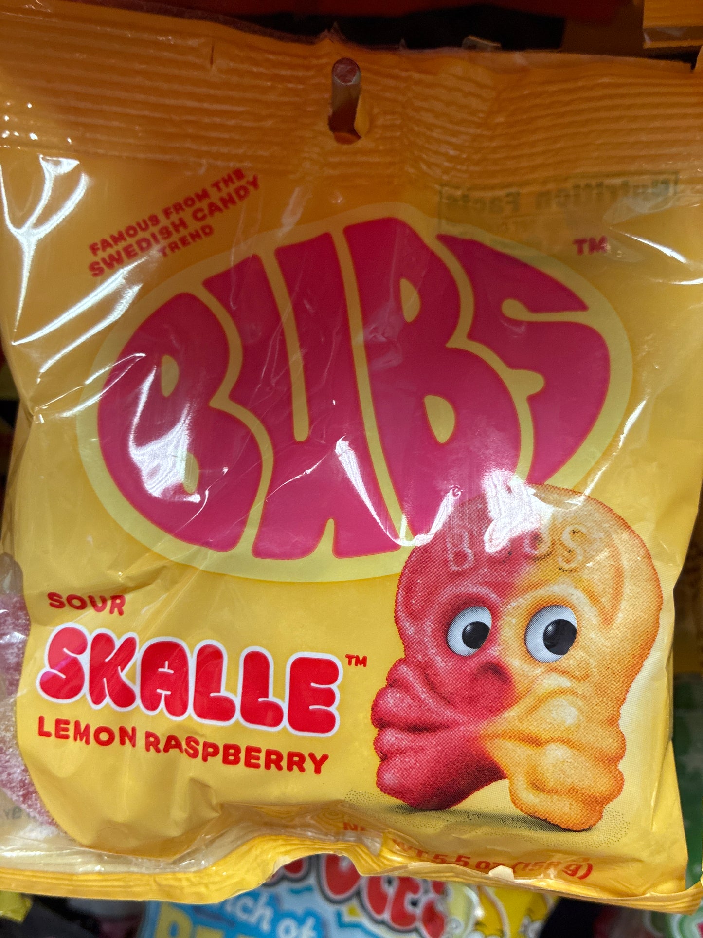 BUBS sour lemon raspberry