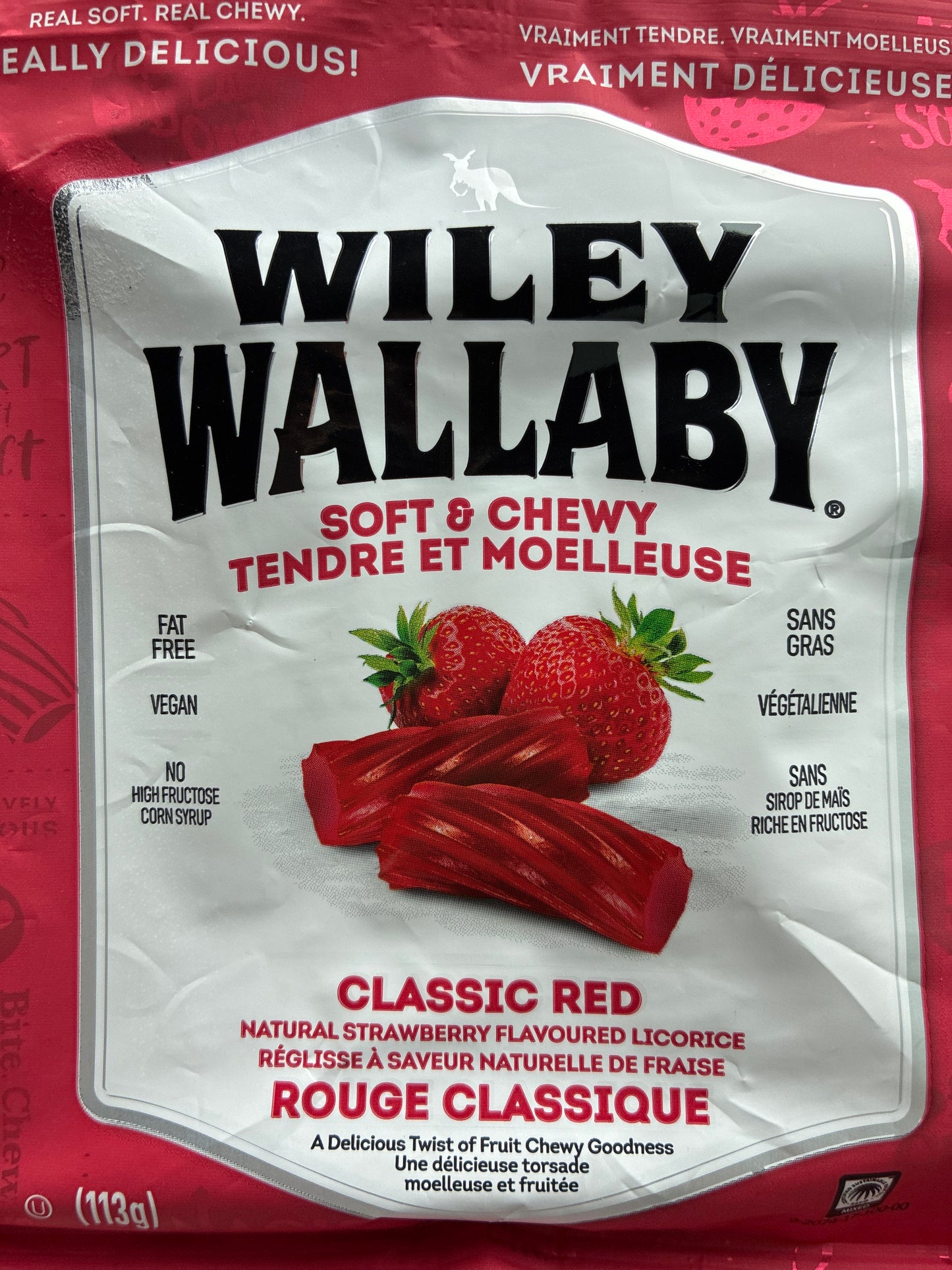 Wiley Wallaby Soft & Chewy classic Red 113g