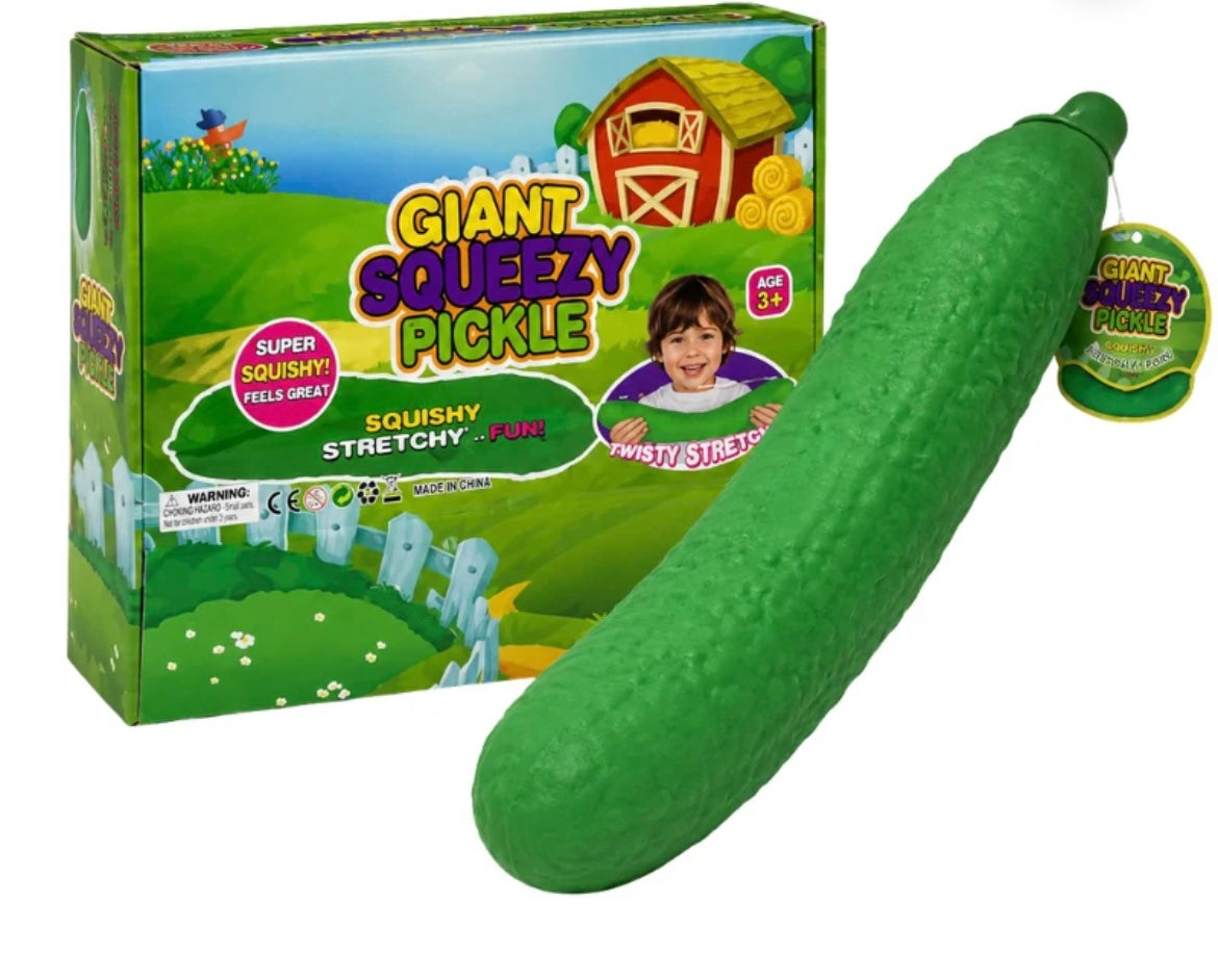 Giant pickle squeezy