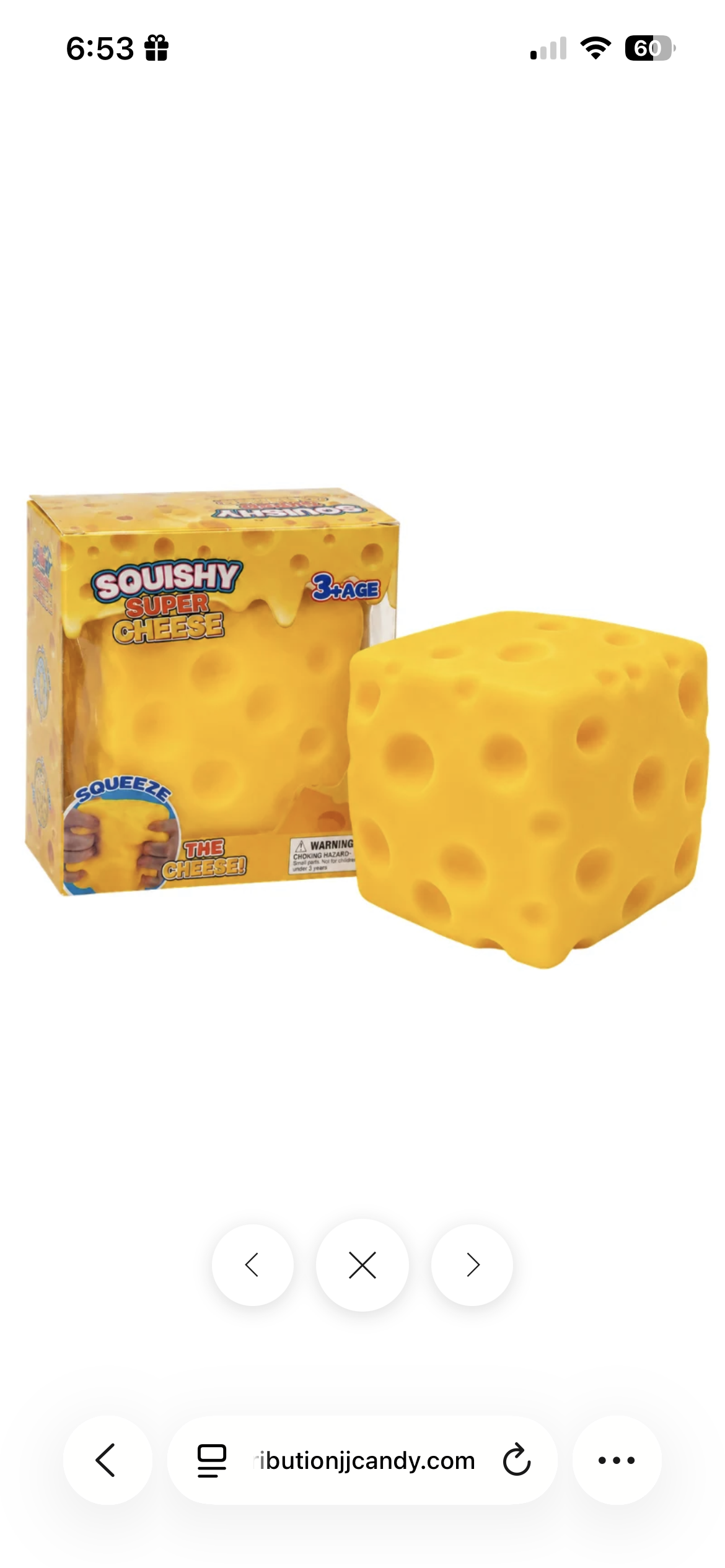 Super cheese squishy