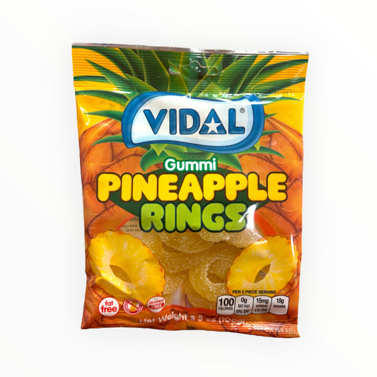 VIDAL - Gummy Pineapple Ring 100g
