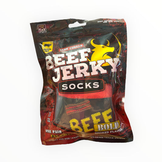 Funny Beef Jerky Socks - Unisex One Size