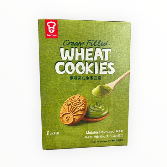 Cream Filled Wheat Cookies - Matcha 200g