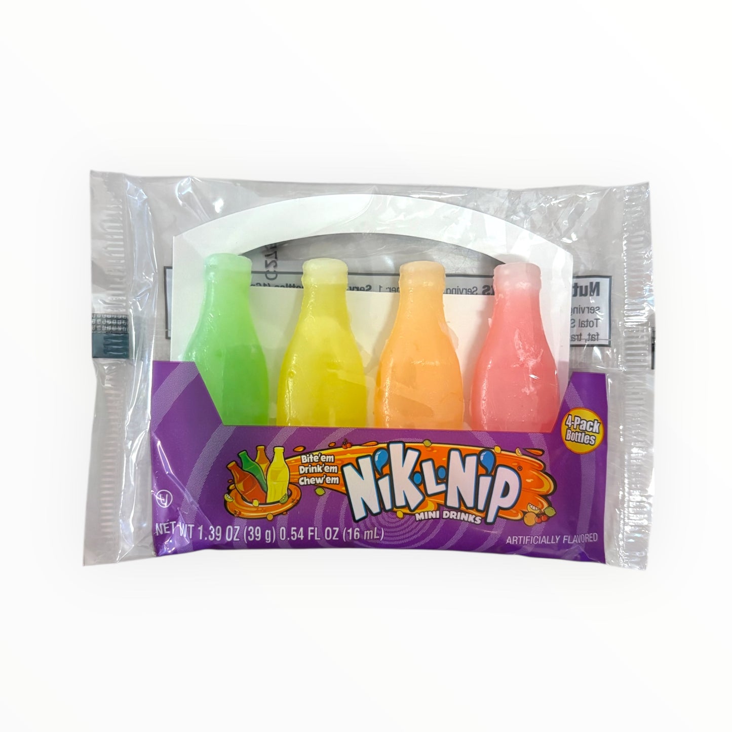 Nik-L-Nip Original Wax Bottles 4 Pack 39g