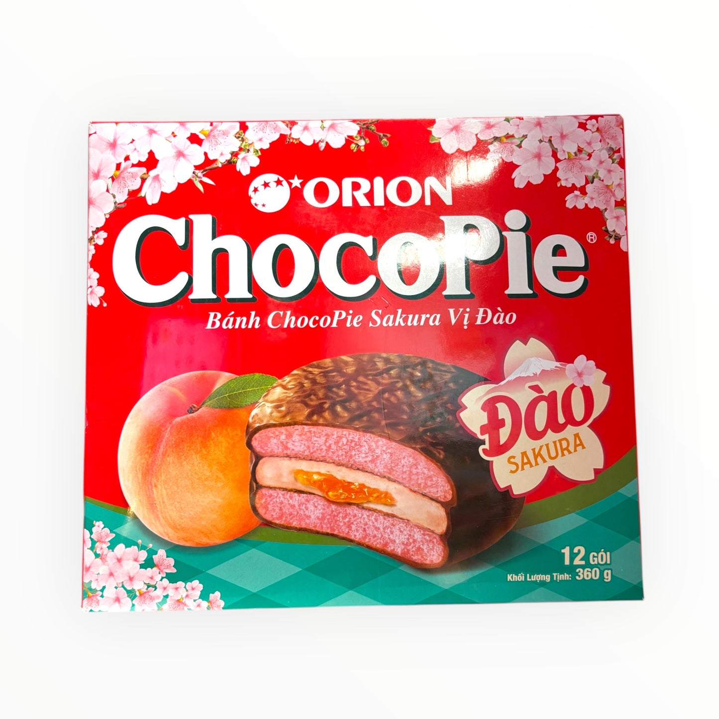 Choco Pie With Sakura Peach Flavour 360g