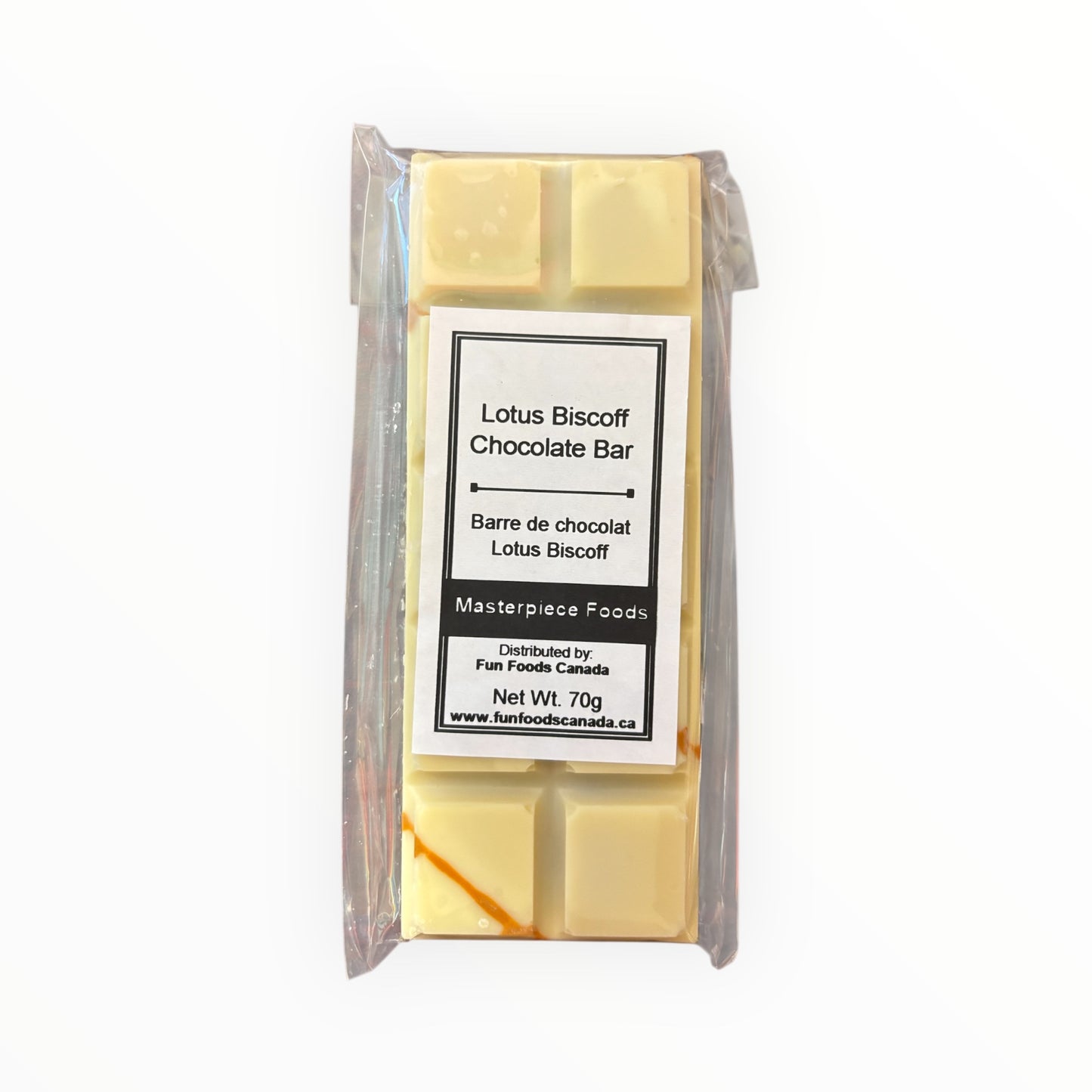 Lotis Biscoff White Chocolate Bar 70g
