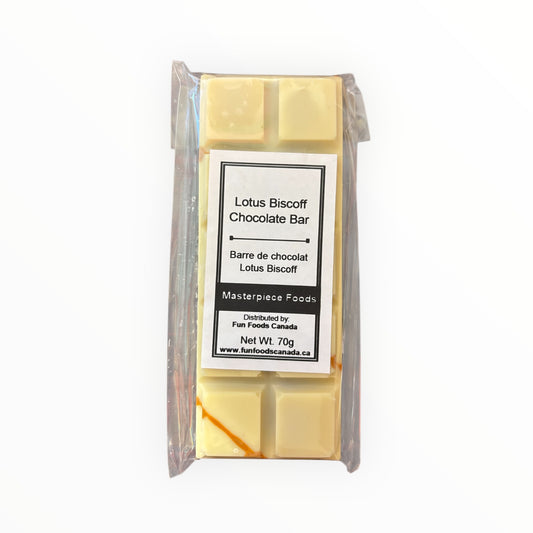Lotis Biscoff White Chocolate Bar 70g