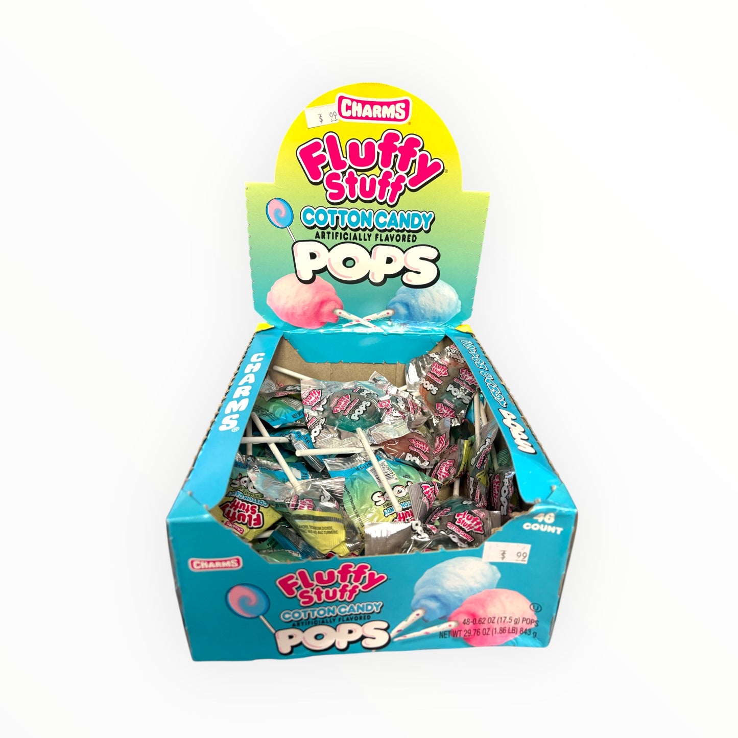 Barbe à papa POPS Fluffy Stuff 18 g - 1 unité