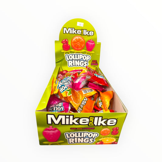 Mike&Ike Lollipop Rings Surprise Flavour 12g - 1 Unit