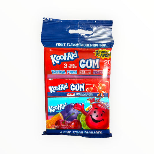 Kool-Aid Gum 4 Five-Stick Packages 50g