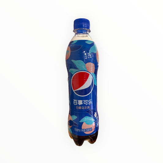 Pepsi White Peach Oolong Flavor 16.9 oz