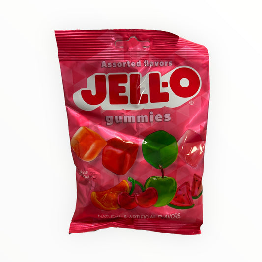Assorted Flavors Jello-O Gummies 127g
