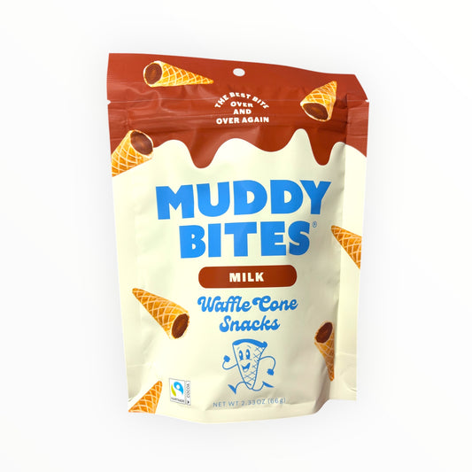Muddy Bites Milk Waffle Cone Snacks 66g