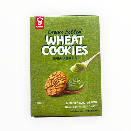 Cream Filled Wheat Cookie - Matcha Flavoured 200g