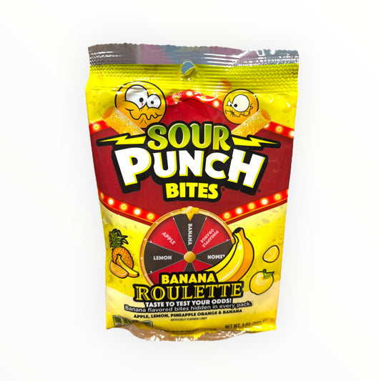 Sour Punch Bites Banana Roulette