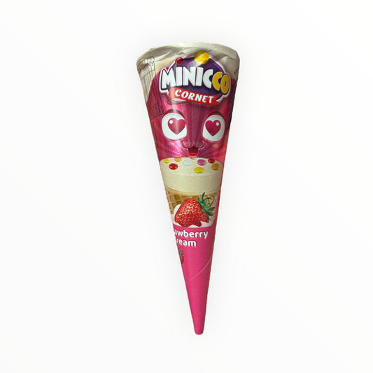 MiniCo Cornet Strawberry Cream 25g