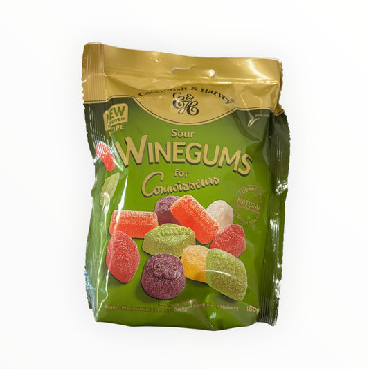 Sour Winegums In 6 Flavours 180g