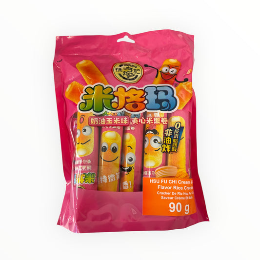 Cream & Corn Rice Cracker 90g
