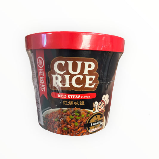 Cup Rice Red Stew