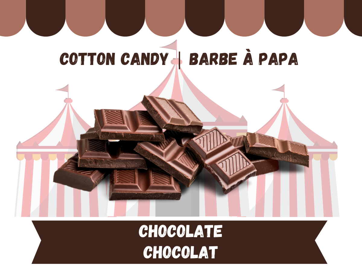 Barbe à papa 60 g - Chocolat